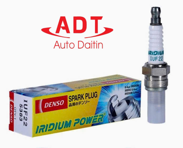 Bugi Iridium power IUF22 - Bugi chân ngắn cho xe máy Dream, Sirius. . .